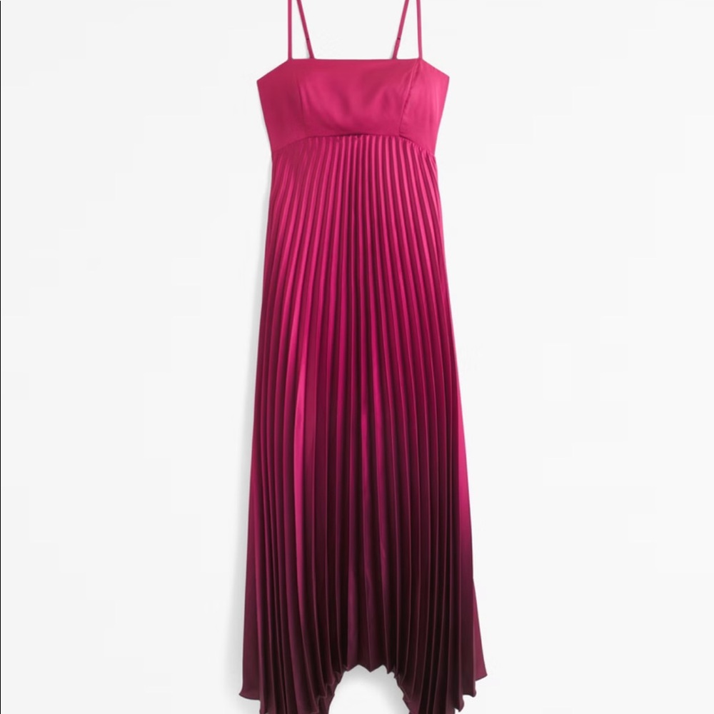 Abercrombie Pleated Midi Dress Size Small Regular